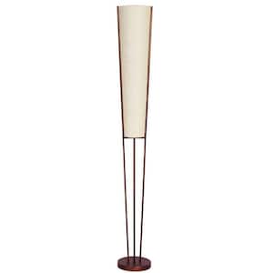 Rowtridia 7 in. Oil Brushed Bronze Floor Lamp