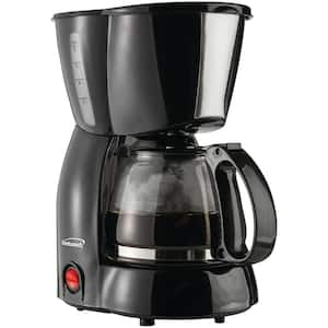 4-Cup Black Coffee Maker