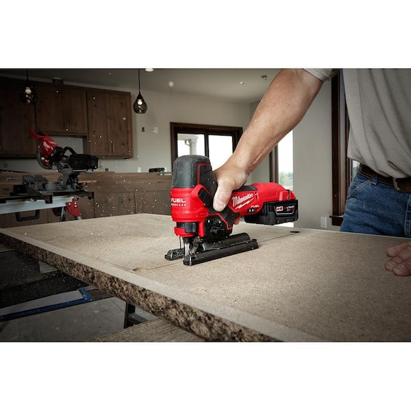 M18 FUEL 18-Volt Lithium-Ion Brushless Cordless Compact Router and Barrel Grip Jig Saw Set (Tool-Only) M18 FUEL 18-Volt Lithium-Ion Brushless Cordless Compact Router and Barrel Grip Jig Saw Set (Tool-Only)