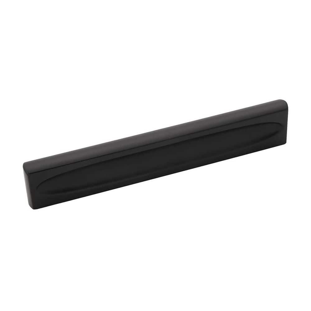 Ingot Collection Pull 5-1/16 in. (128mm) Center to Center Matte Black Bar Cabinet Pull price history on PriceWatchPro