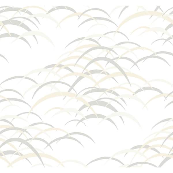 A-Street Prints Kasia Neutral Beige Abstract Matte Paper Non-Pasted Wallpaper