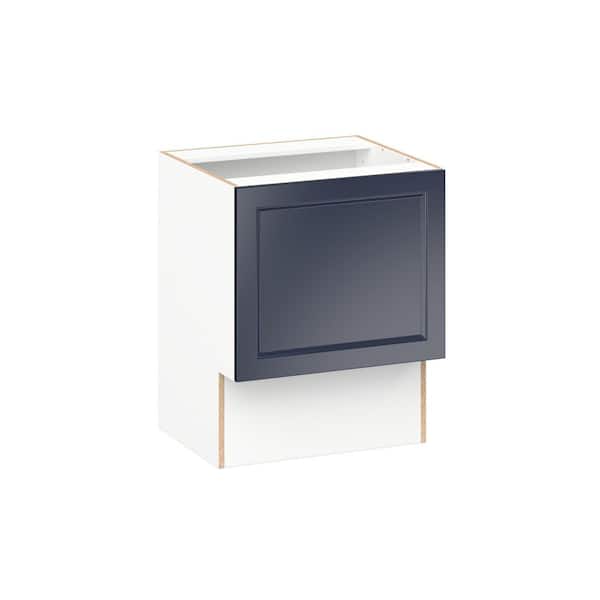 Laramie 24 in. W x 21 in. D x 30 in. H Assembled Accessible ADA Bath Base Kitchen Cabinet in Painted Blue