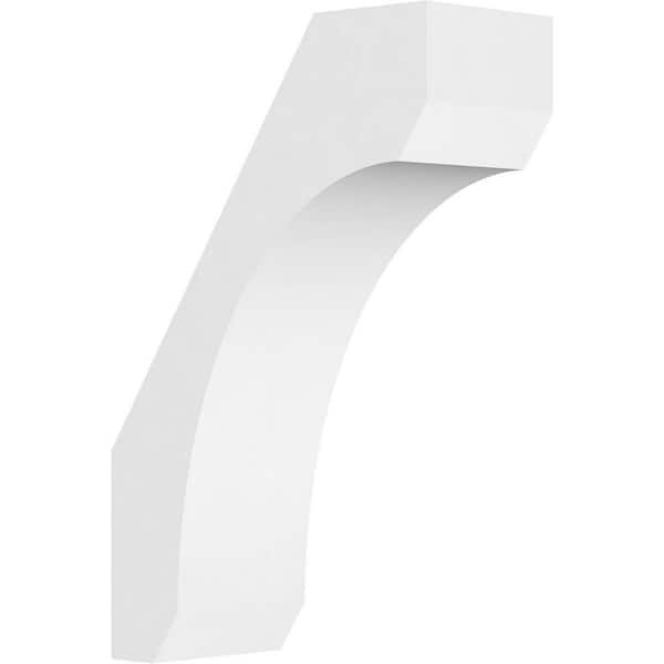 Ekena Millwork 3"W x 8"D x 12"H Standard Legacy Architectural Grade PVC Knee Brace