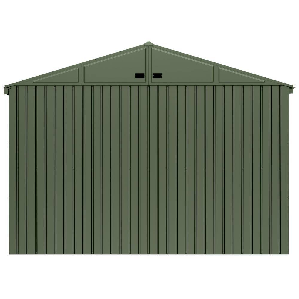 Green 10' x 12' Steel Lawn Care Storage Shed Kit
