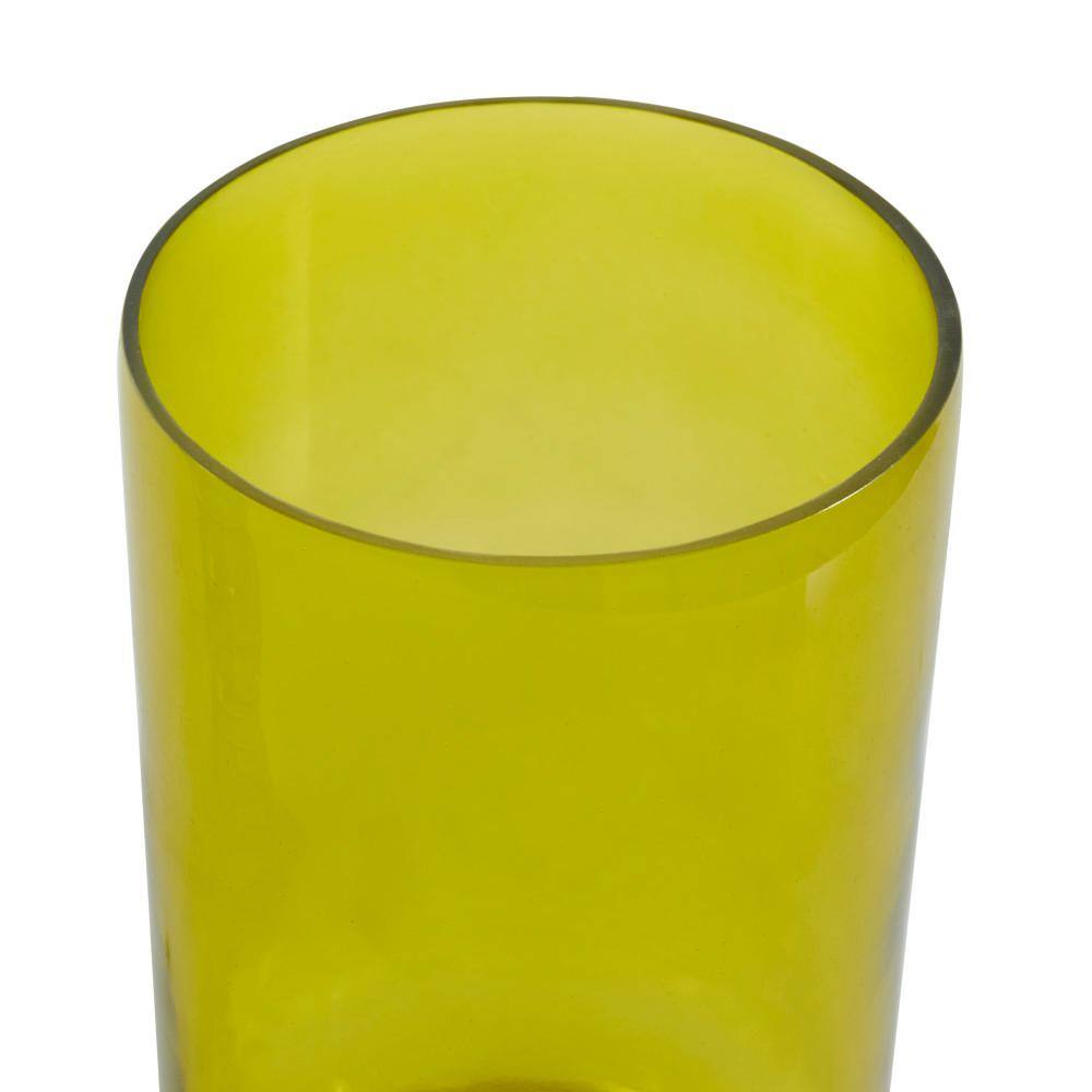 Nerissa Green Glass Round Table Vase Set