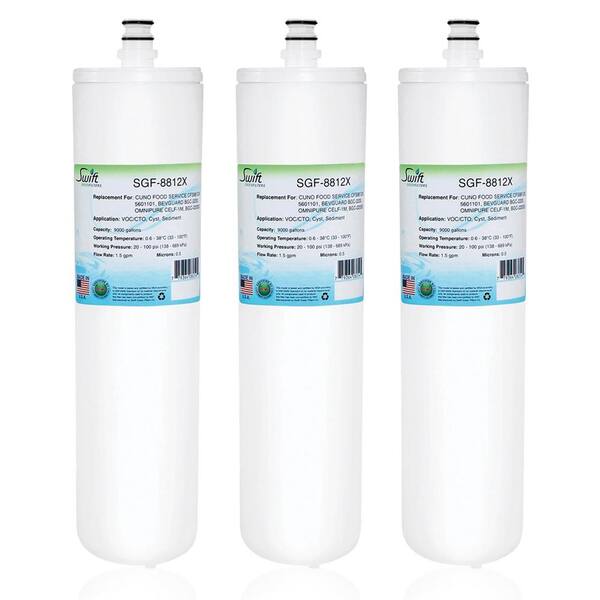 Swift Green Filters Replacement Water Filter ForCUNO FOOD SERVICE CFS8812X, 5601101