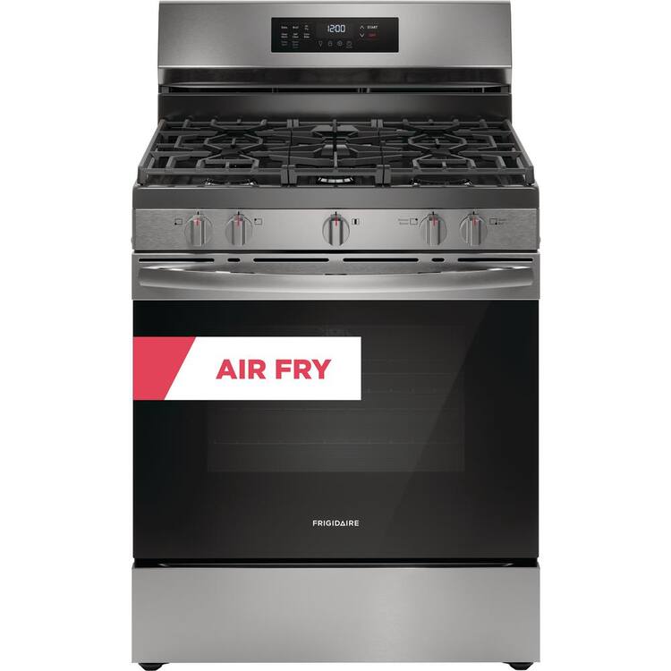 Frigidaire 30 in. 5.1 cu. ft. 5 Burner Freestanding SelfCleaning Gas