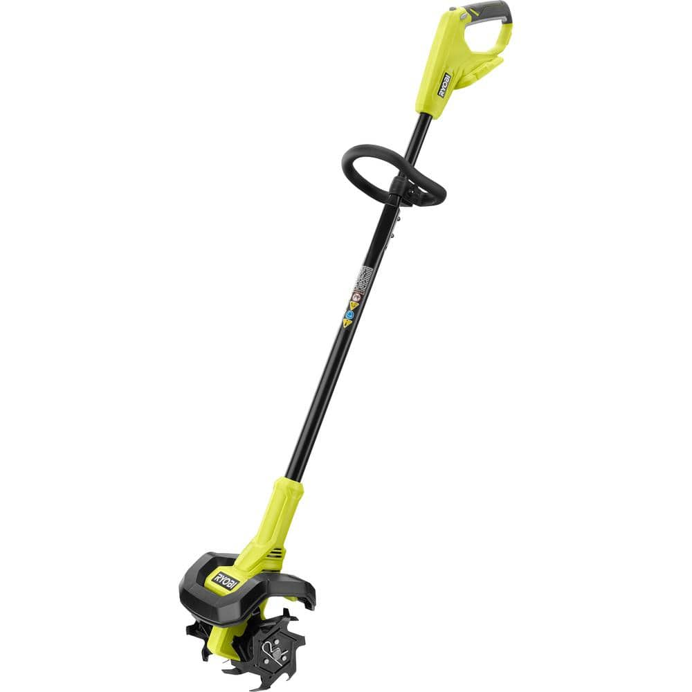 RYOBI ONE+ 8 in. 18V Cordless Cultivator (Tool-Only) P2705BTLVNM - The ...