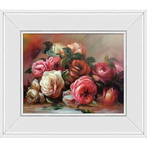 Discarded Roses by Pierre-Auguste Renoir Gallery White Framed Nature Oil Painting Art Print 12 in. x 14 in.