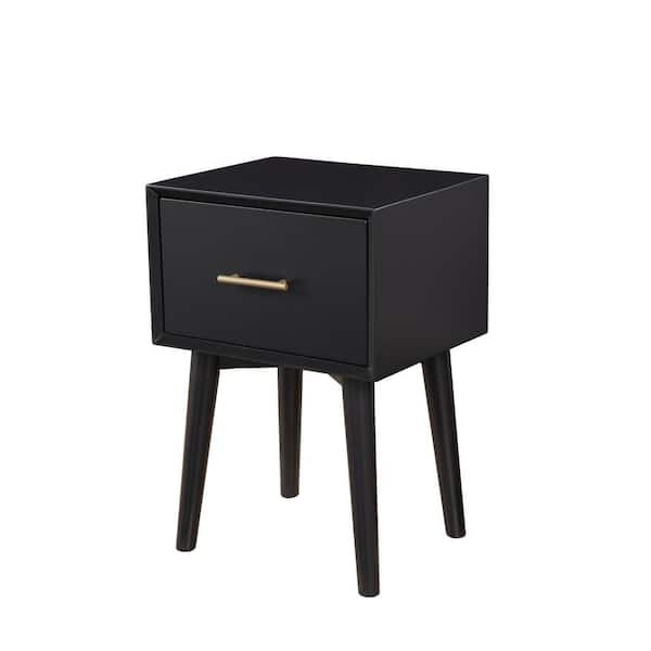 Alpine Furniture Flynn 18in. W End Table, Black