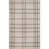 Beverly Rug Coastal Gray/Beige 6 ft. x 9 ft. Plaid Washable Easy Jute Modern Indoor Outdoor Area Rug HD-FLAX-7777-6x9