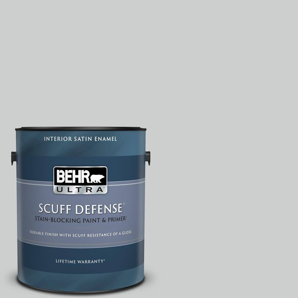 BEHR ULTRA 1 gal. 760E2 Manhattan Mist Extra Durable Satin Enamel