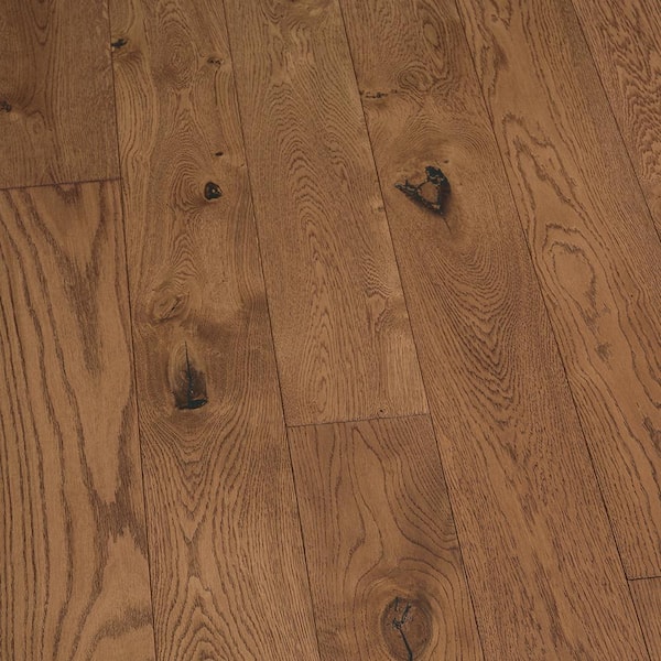 Malibu Wide Plank Loyola French Oak 3/4 in. Thick x 5 in. Wide Smooth Solid Hardwood Flooring (22.6 sq. ft./Case)