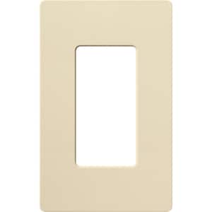 Claro 1 Gang Wall Plate for Decorator/Rocker Switches, Satin, Sand (SC-1-SD) (1-Pack)