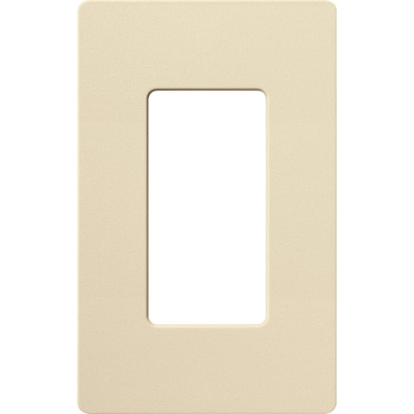 Lutron Claro 1 Gang Wall Plate for Decorator/Rocker Switches, Satin, Sand (SC-1-SD) (1-Pack)