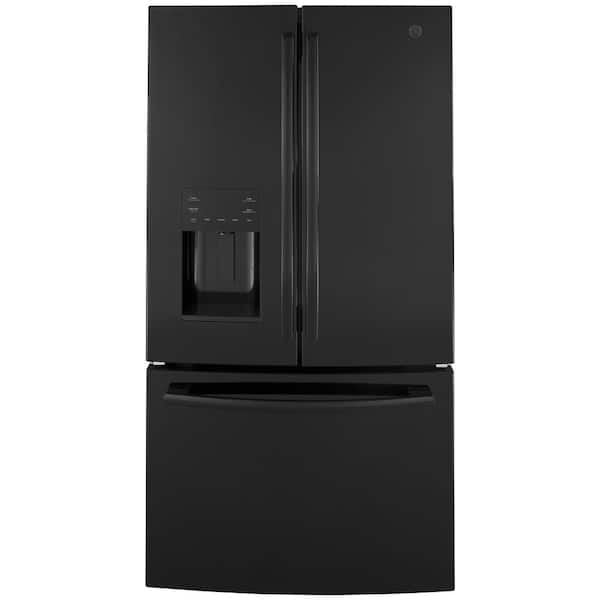 GE 25.6 cu. ft. French Door Refrigerator in Black, ENERGY STAR