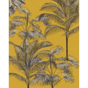 Tropical Decoration Wallpaper Cream Paper Strippable Roll (Covers 57 sq. ft.)