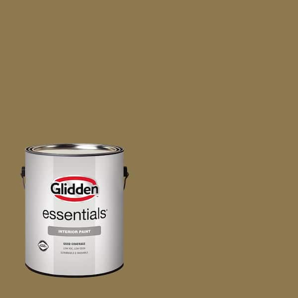 Glidden Essentials 1 gal. PPG1104-6 Rustic Ranch Flat/Matte Interior Paint