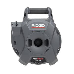 K9-12 FlexShaft Wall-to-Wall Drain Cleaner, 1/4 in. x 30 ft. Cleans 1-1/4 in. to 2 in. Pipes to Full Flow Capacity