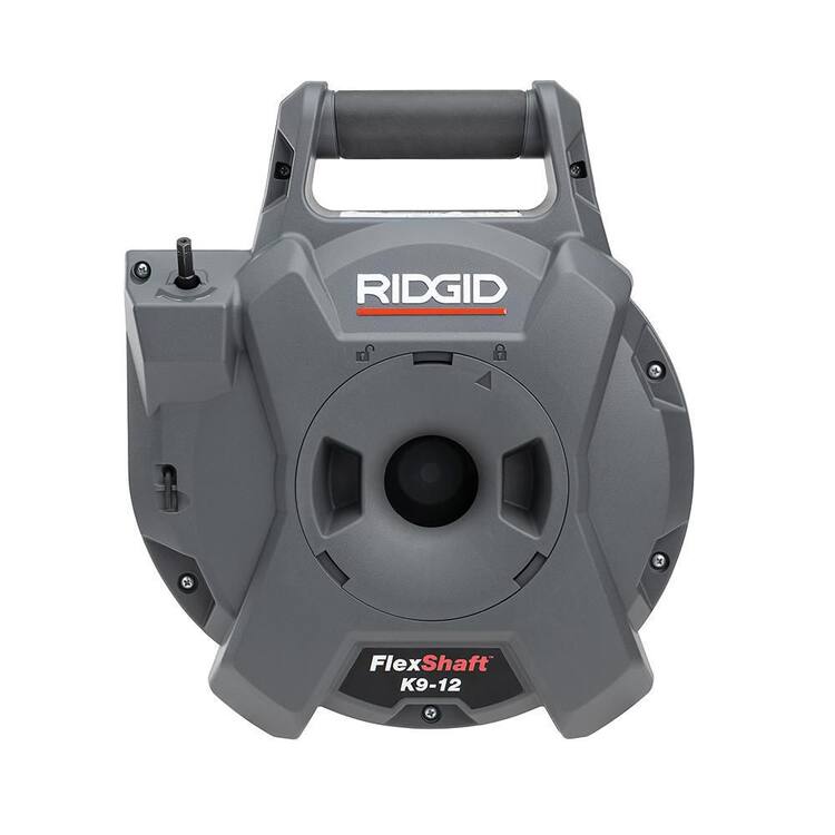 RIDGID K912 FlexShaft WalltoWall Drain Cleaner, 1/4 in. x 30 ft