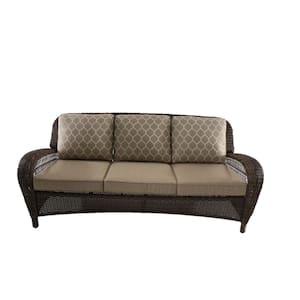 Beacon Park Toffee Replacement Outdoor Sofa Cushions