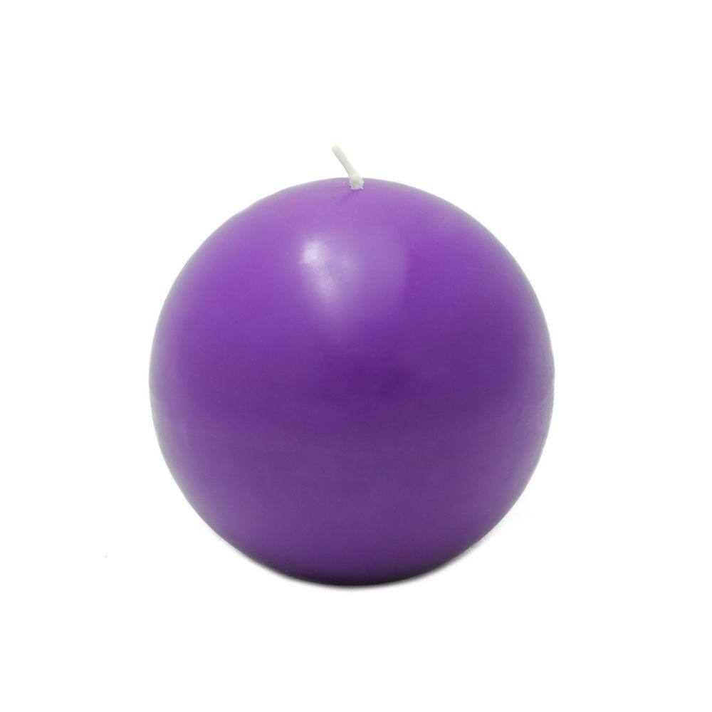 UPC 685024157925 product image for Zest Candle 4 in. Purple Ball Candles (2-Box) | upcitemdb.com