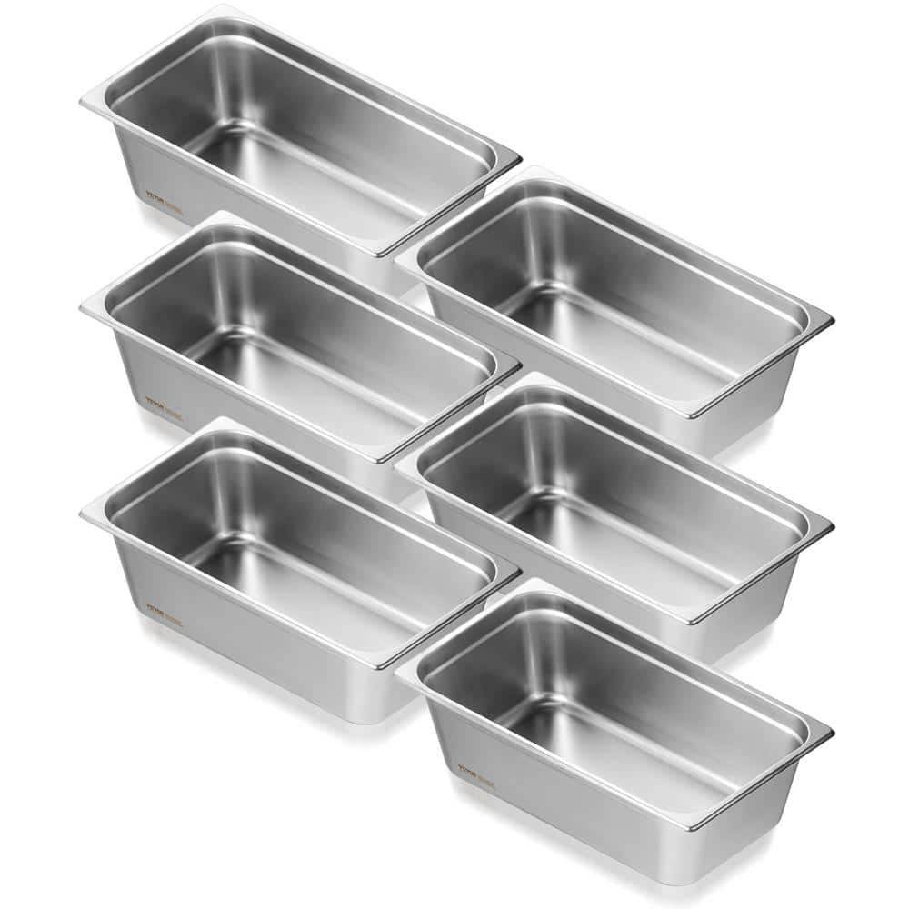 Restaurantware 1/2 Half Size Steam Table Pan Stainless Steel 1 Count Anti-Jam 1.2â€ Deep Freezable 24 Gauge Steam Table Pan Lid Sold