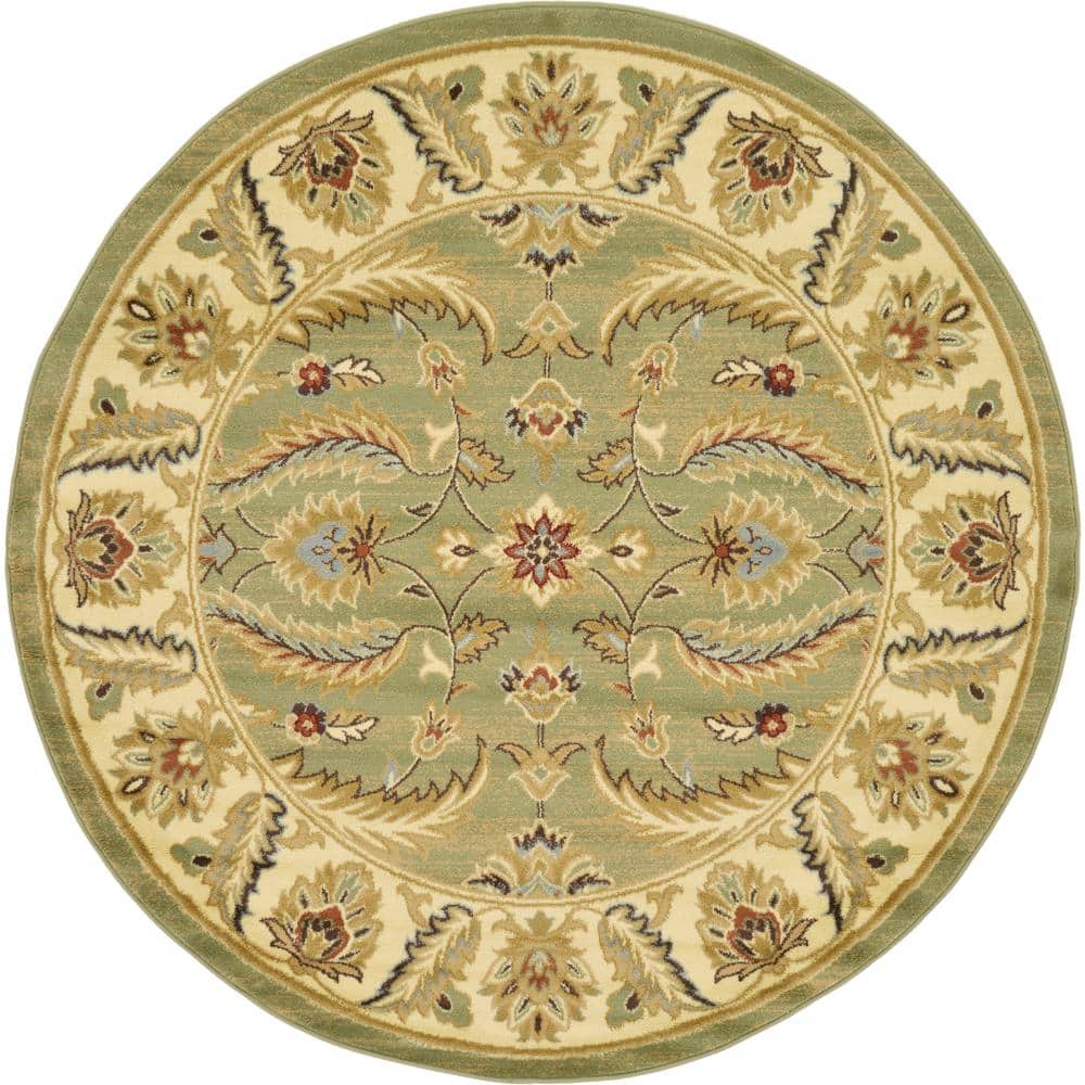 Voyage Hickory Green 6' 0 x 6' 0 Round Rug price history on PriceWatchPro