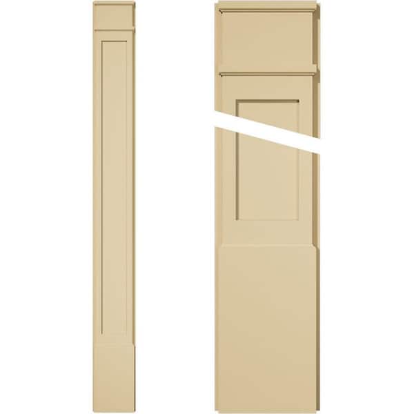 Ekena Millwork 2 in. D x 10 in. W x 96 in. L Primed Polyurethane Pilaster (1- Pack)