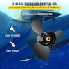 VEVOR Outboard Propeller 3-Blade Aluminum Boat Propeller 14-1/4 in. x 21  in. Pitch w/19 Tooth Splines for Volvo Penta SX Drive CLXJH31414X21BJRRV0 -  The Home Depot