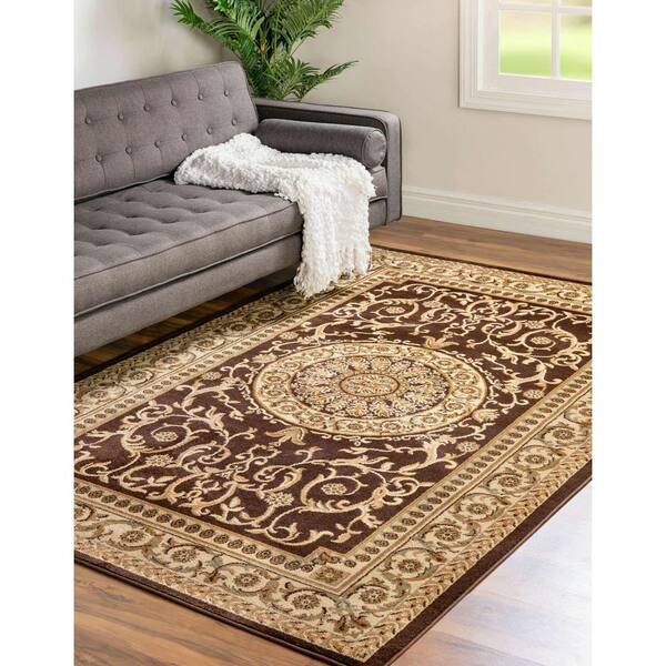  Superior Indoor Large Area Rug, Jute Backed, Perfect for  Living/Dining Room, Bedroom, Office, Kitchen, Entryway, Modern Geometric  Trellis Floor Decor, Viking Collection, 4' x 6', Deep Royal : Home & Kitchen