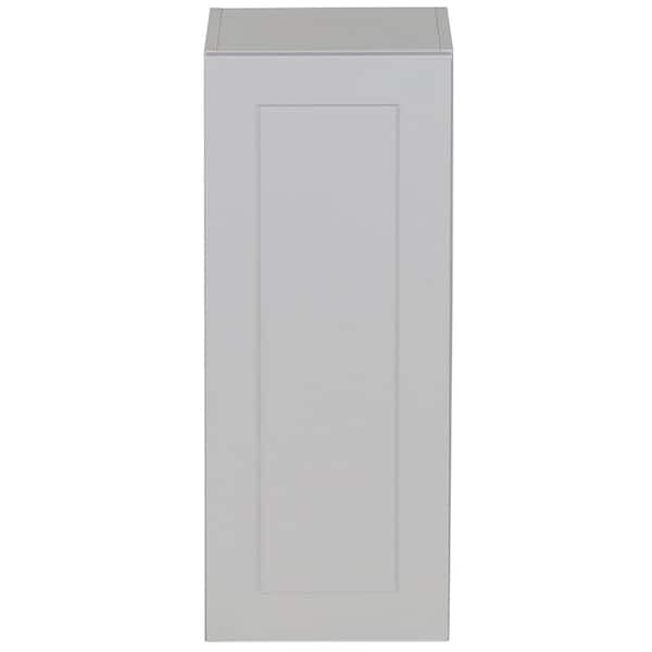 Hampton Bay Cambridge Gray Shaker Assembled Wall Kitchen Cabinet (12 in. W x 12.5 in. D x 30 in. H)