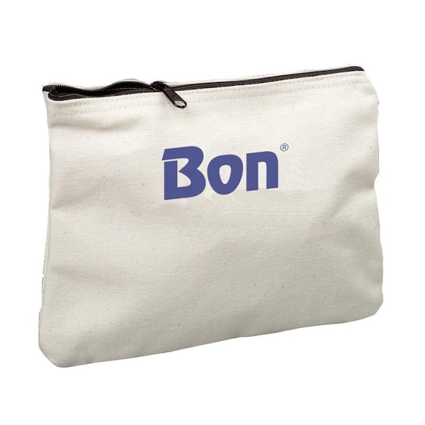 Bon Tool 7.5 in. Canvas Zipper Tool Bag
