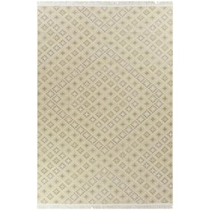 Laird Beige 5 ft. x 7 ft. Geometric Area Rug