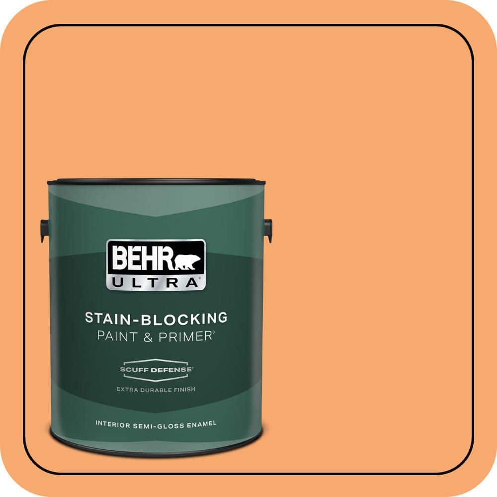 1 gal. #P230-5 Florida Sunrise Extra Durable Semi-Gloss Enamel Interior Paint & Primer price history on PriceWatchPro
