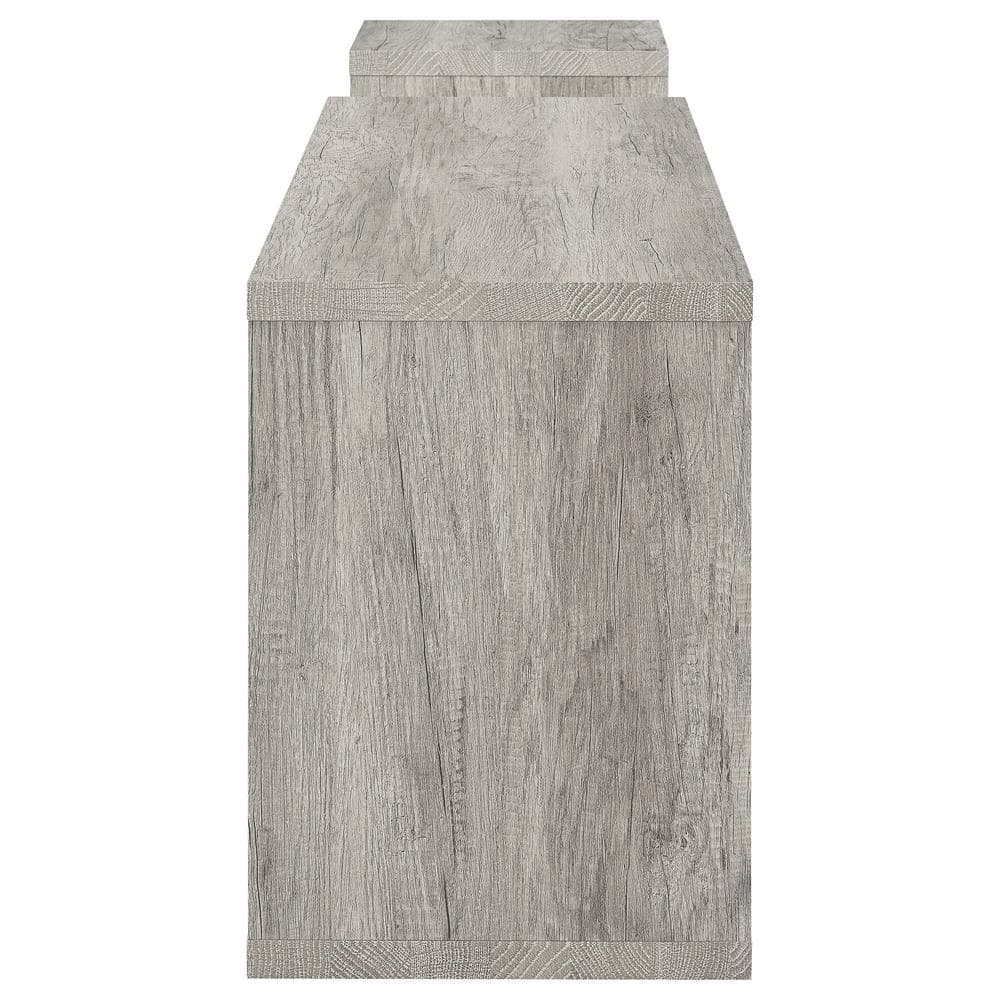 Pearl Silver Geometric Modular Bookcase TV Stand