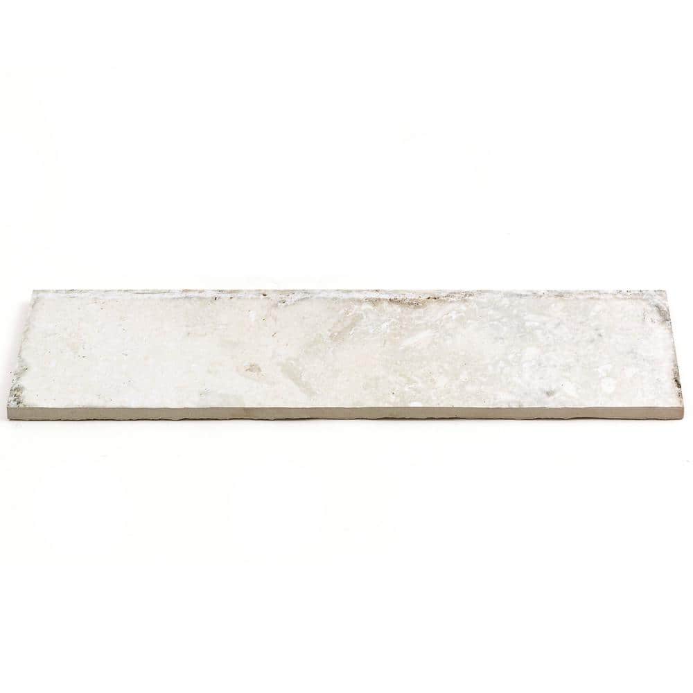 Ravello 3" x 12" Natural White Porcelain Wall and Floor Tile