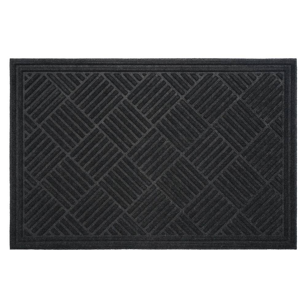 Chess Ribbed Charcoal 24 in. x 36 in. Multicolored Indoor/Outdoor Doormat price history on PriceWatchPro