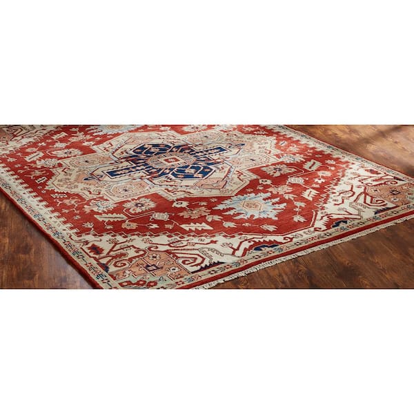 UMBRIA 2 ft. x 3 ft. Red Western Area Rug