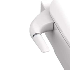 PureWash M100 Attachable Bidet System Toilet Seat Bidet Attachment in White