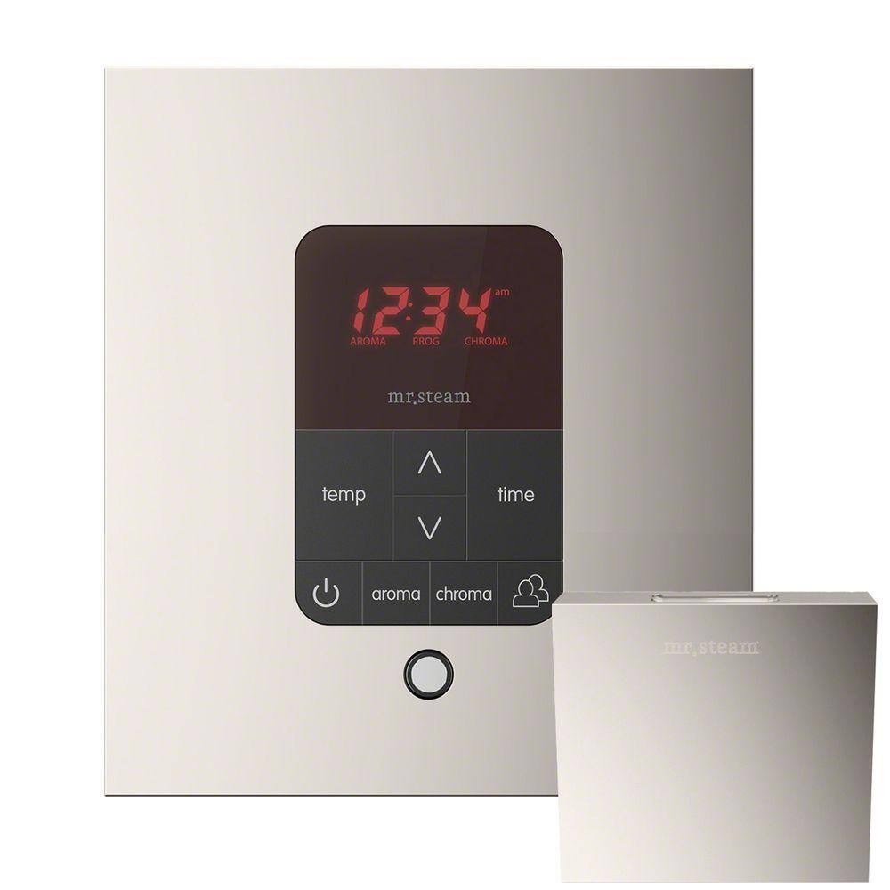 iTempo Plus Square Steam Shower Control in Polished Nickel