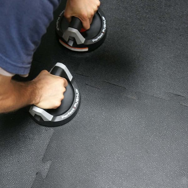Rubber Interlocking Floor Mat, 3′ x 3′