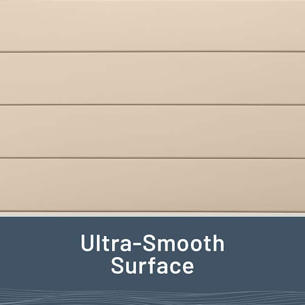 Edge 1 in. x 6 in. x 8 ft. Timeless Linen Smooth Painted Nickel