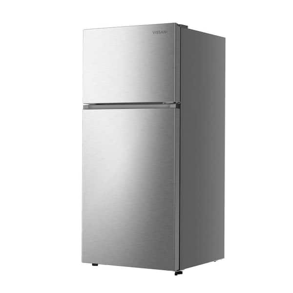 Vissani 18 cf Top Freezer Refrigerator-Stainless Look-E*Star