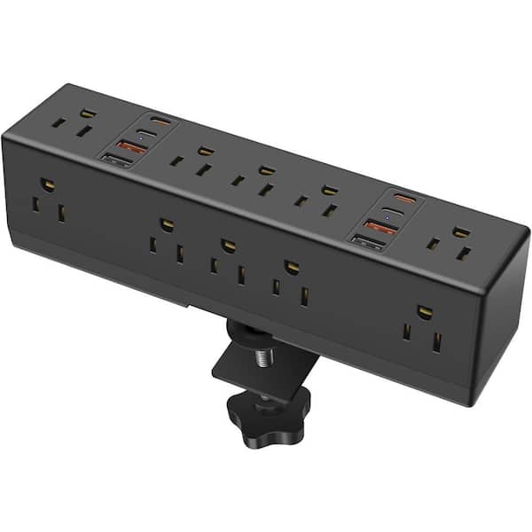 Etokfoks 14-Outlets Power Strip Surge Protector with AC Outlets 8 USB Ports & 6 ft. Cord with 1200 Joules