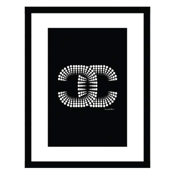 VENICE BEACH Collections Fashion Designer Glam Logo-Framed Print by Fairchild Paris Abstract Poster Art Print 18 in. x 14 in.