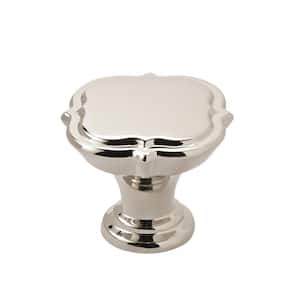 Grace Revitalize 1-3/8 in. (35mm) Traditional Polished Nickel Novelty Cabinet Knob