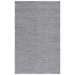 Montauk Black/Ivory 4 ft. x 6 ft. Abstract Gradient Area Rug