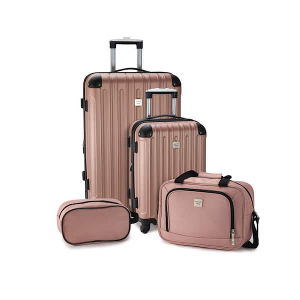 Geoffrey Beene Colorado 4-Piece Blush Luggage Set GB316-4 - The