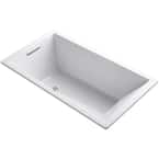 Underscore 5.5 ft. Reversible Drain Bathtub in White